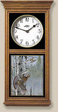 Ruffed Grouse Clock